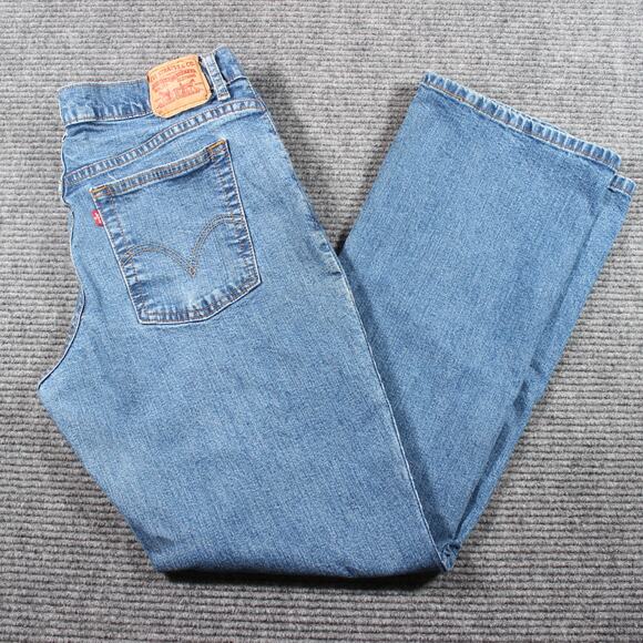 Levi’s 550 Relaxed Bootcut Jeans Women’s 14M Medium Blue Stretch 31 Inseam - Picture 1 of 10